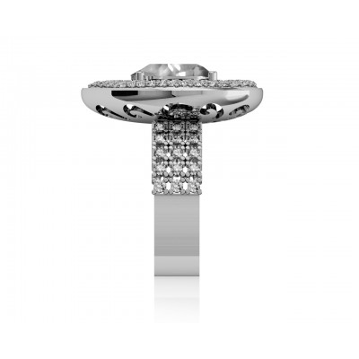 Juliet Golden Topaz Heart Ring